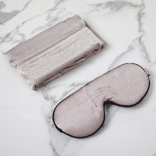 silk pillowcase and eye mask set
