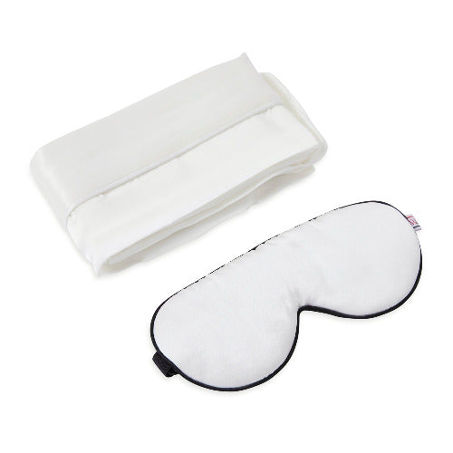 silk eye mask and pillowcase