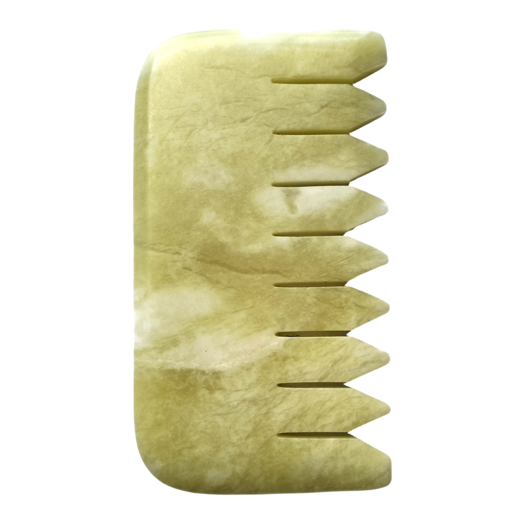 Jade Crystal Comb - Natural Chemical Free Crystal in a Signature Silk Lined Box US