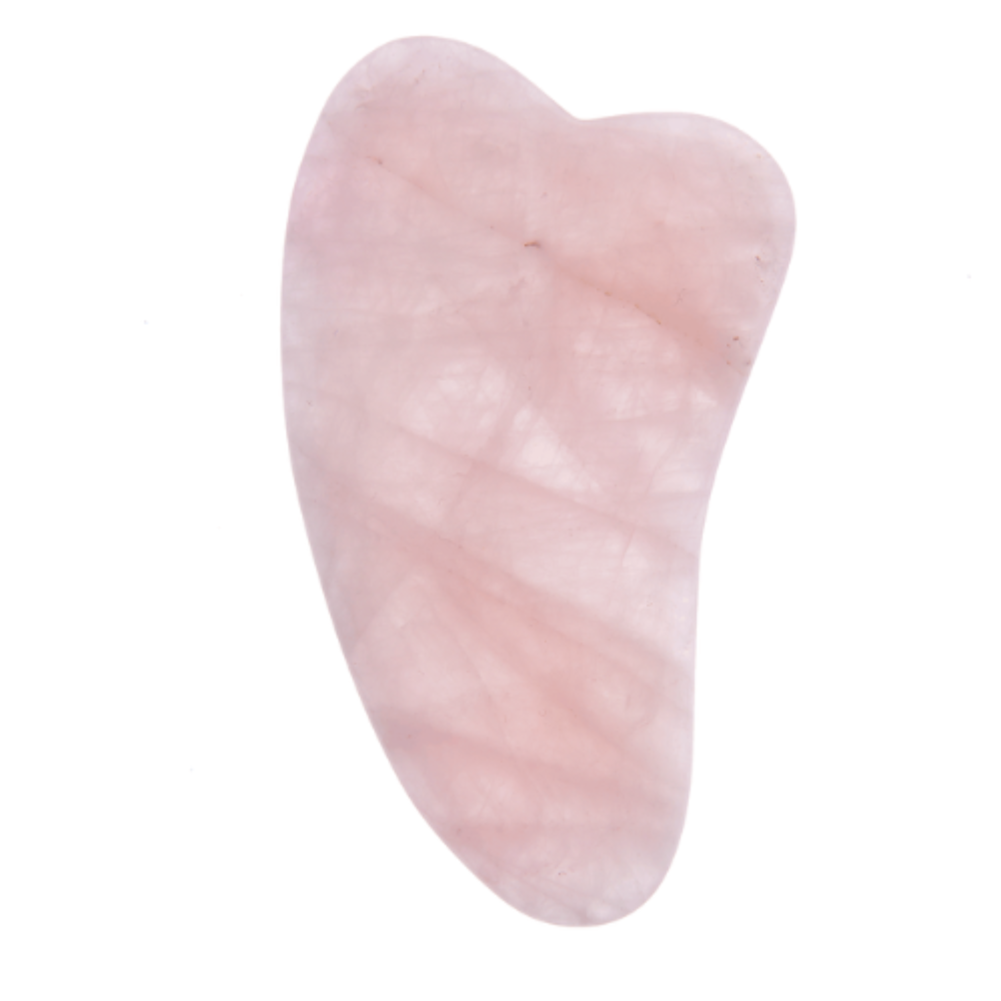 Rose Quartz Gua Sha Tool - Natural Chemical Free Crystal in a Signature Silk Lined Box US