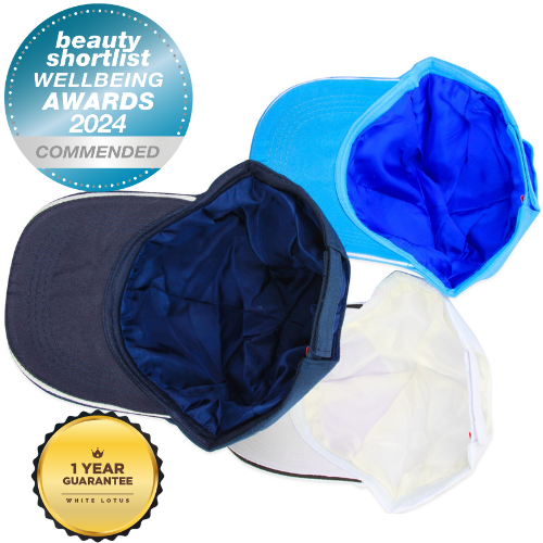 Pure Silk Lined Sports Cap - Combats Hair Loss & Frizzy Hair - US