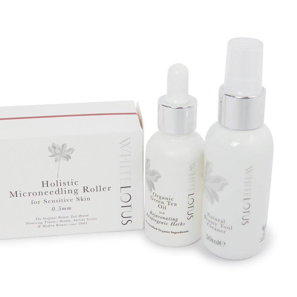 Kit de Dermaroller Hipoalergénico - para Arrugas y Antienvejecimiento