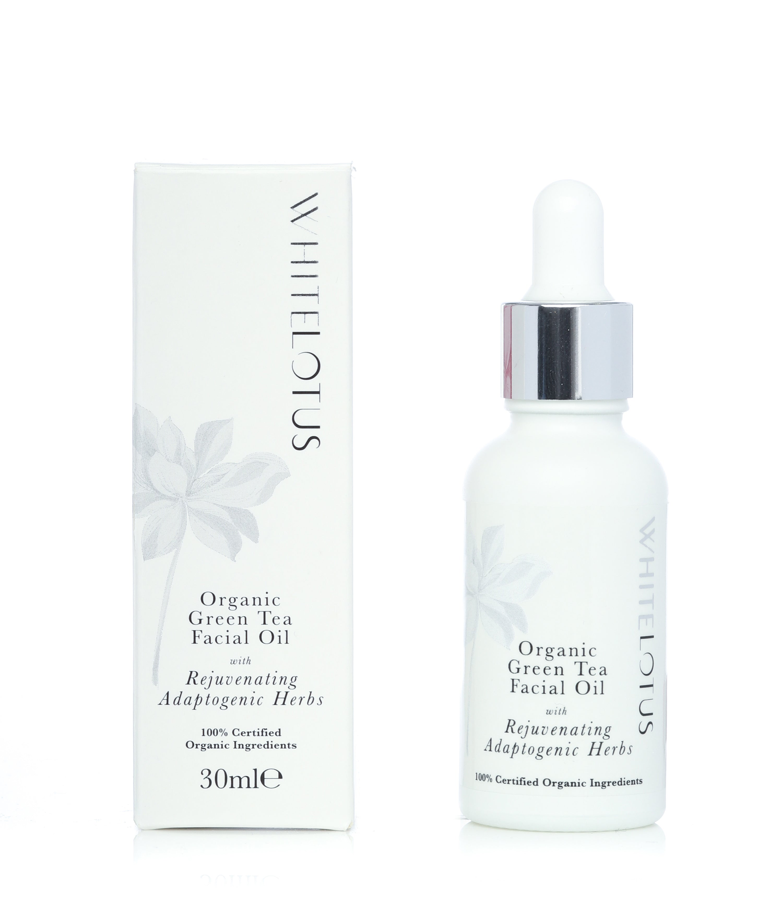 Suero Facial de Cristal Activado y Paquete de Aceite Facial de Té Verde Orgánico