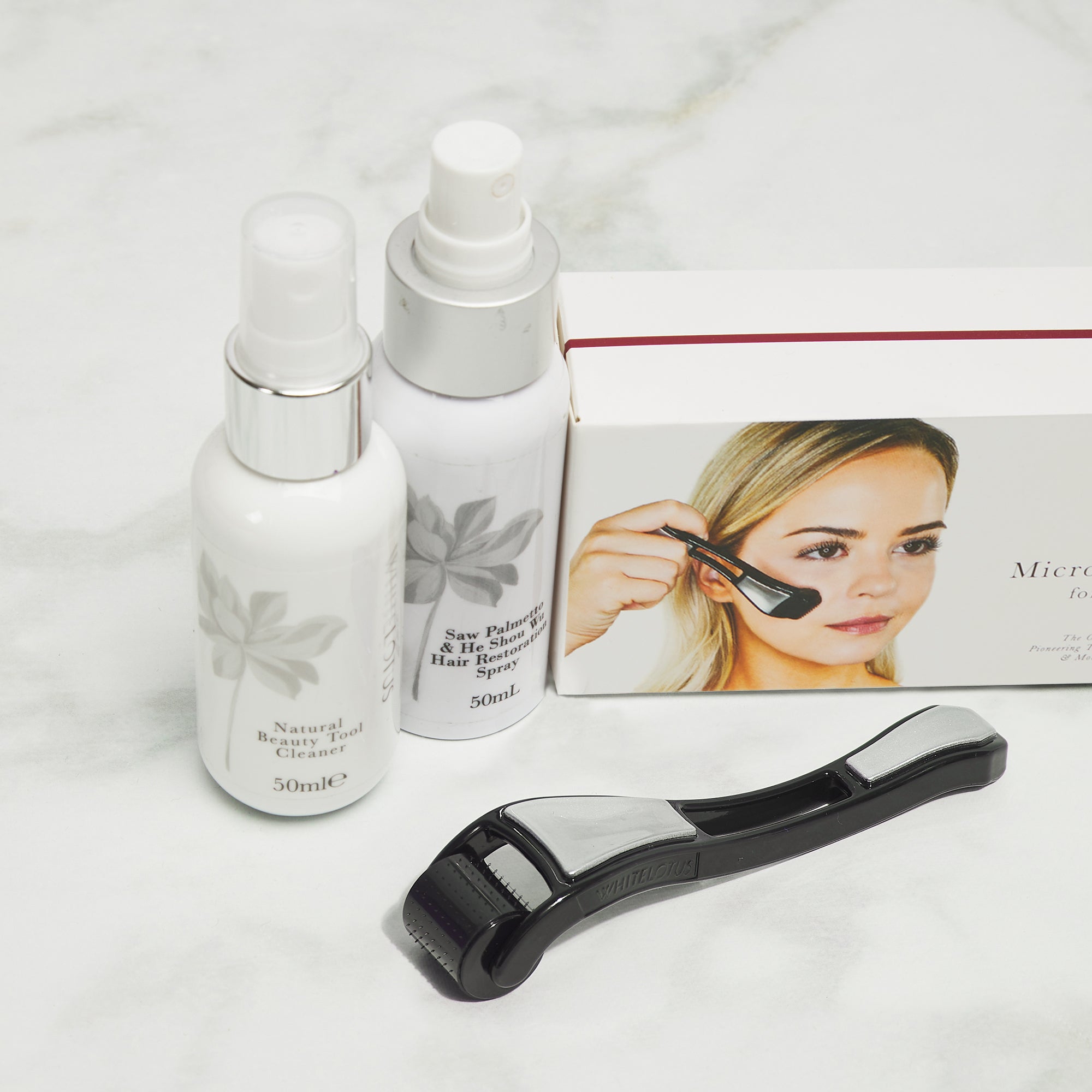 Sensitive Skin Dermaroller Kit 0.15mm | Complete Microneedling Set | Natural Beauty Cleaner