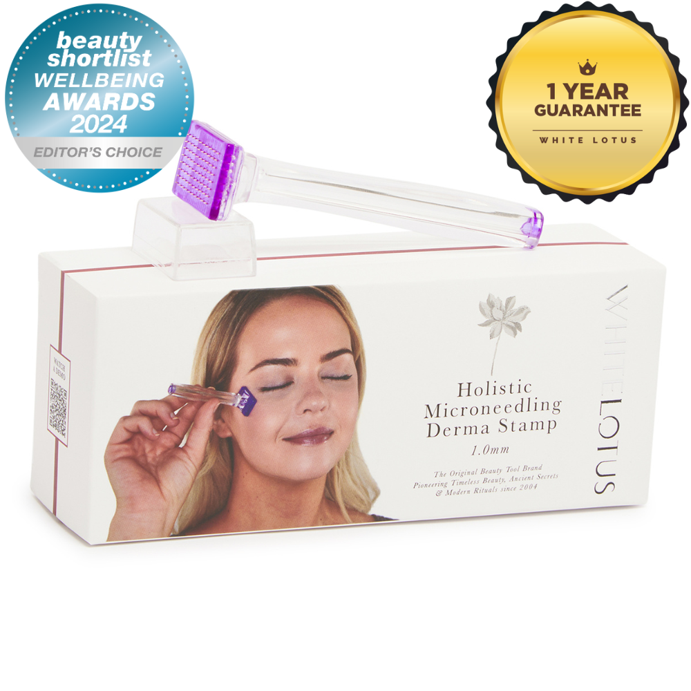 Haarausfall Mikronadel-Kit - mit Derma Stamp, Sägepalme & He Shou Wu