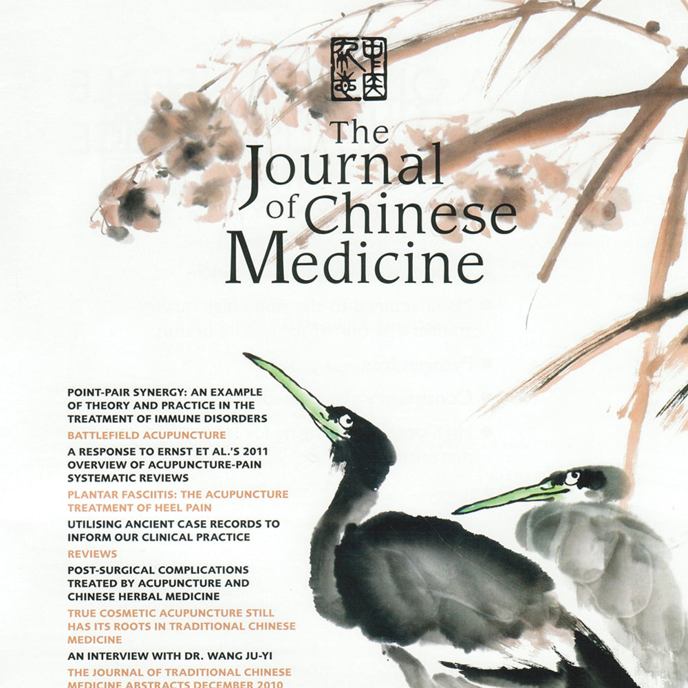 Read about Cosmetic Acupuncture in The Journal Of Chinese Medicine  White Lotus 