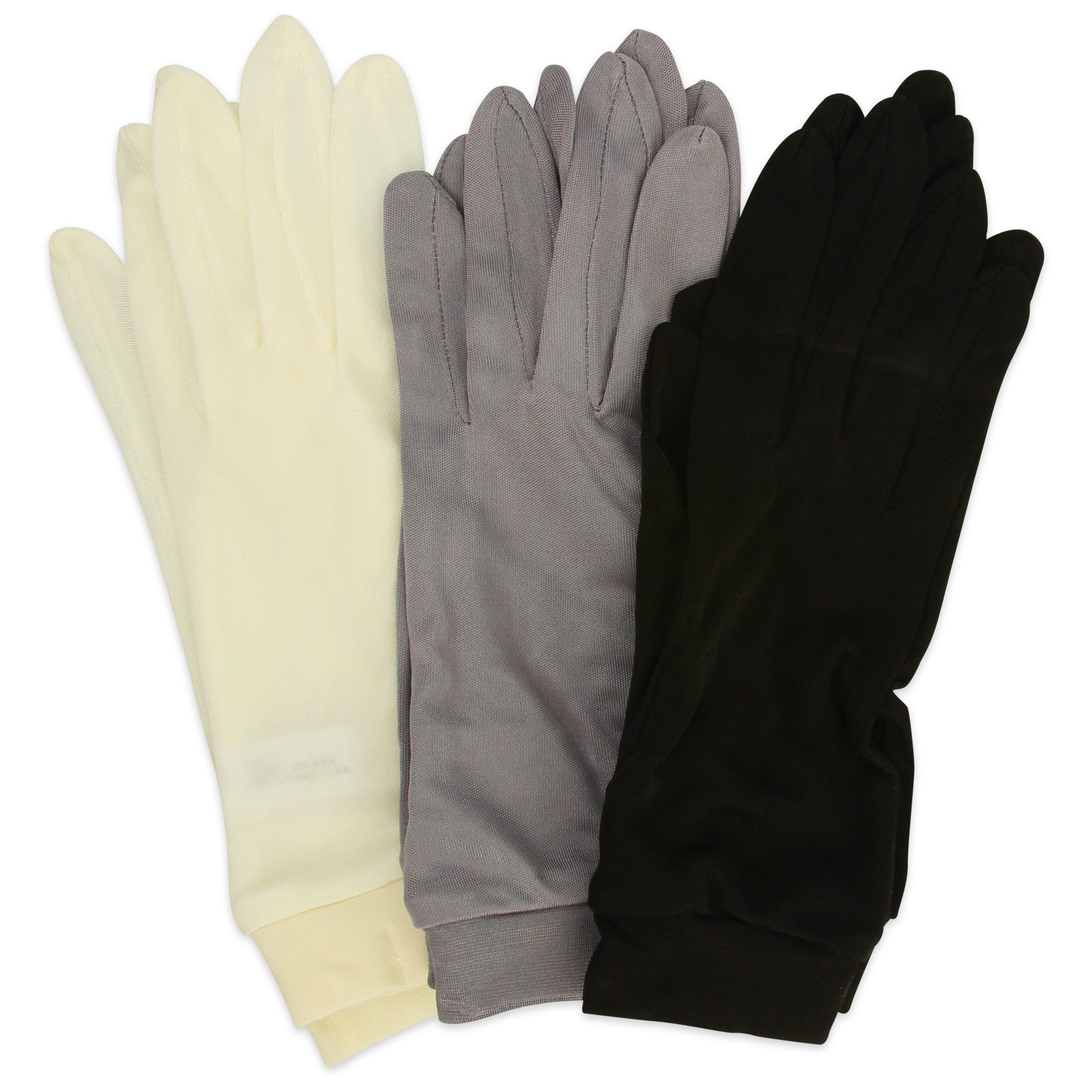 silk hand gloves