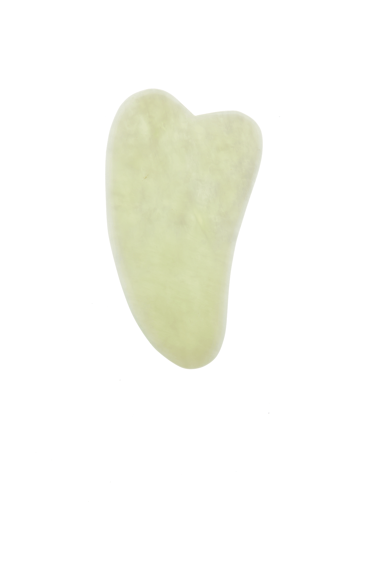 Jade Gua Sha - Cristal natural libre de químicos en una caja forrada de seda de firma