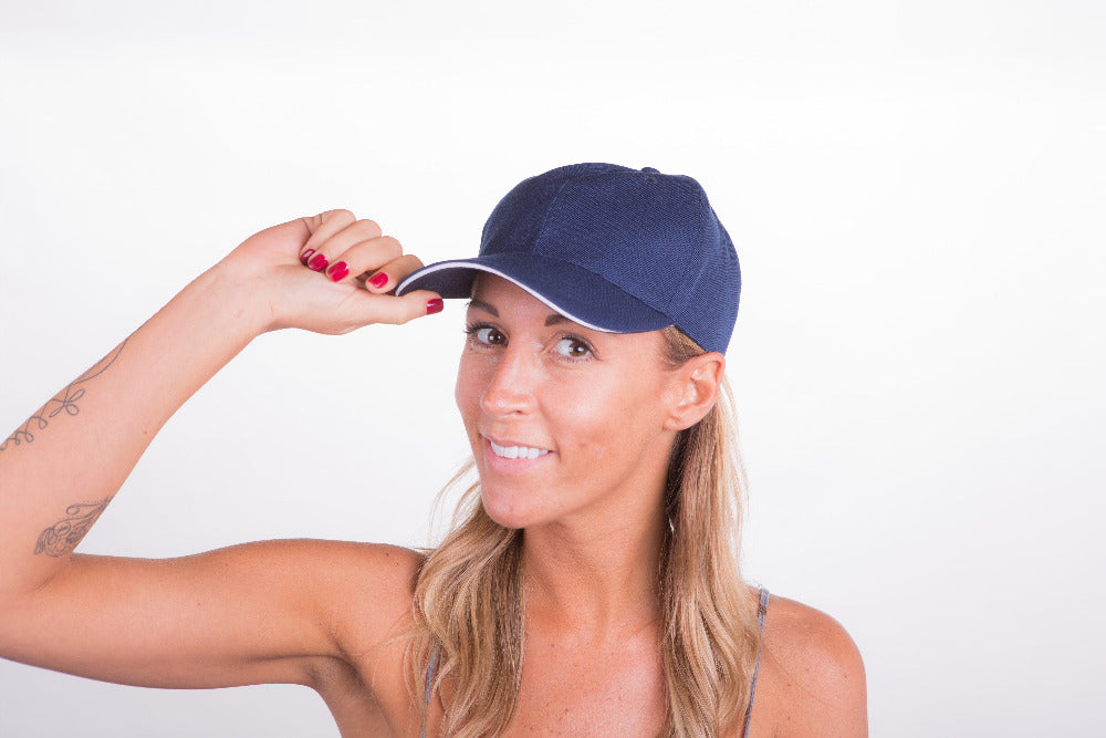 Pure Silk Lined Sports Cap - Combats Hair Loss & Frizzy Hair -