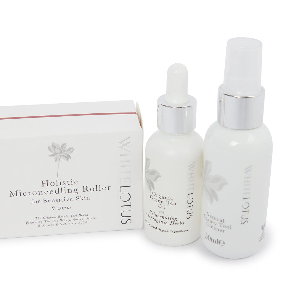 Hypoallergenic Dermaroller Kit - for Wrinkles & Anti Aging