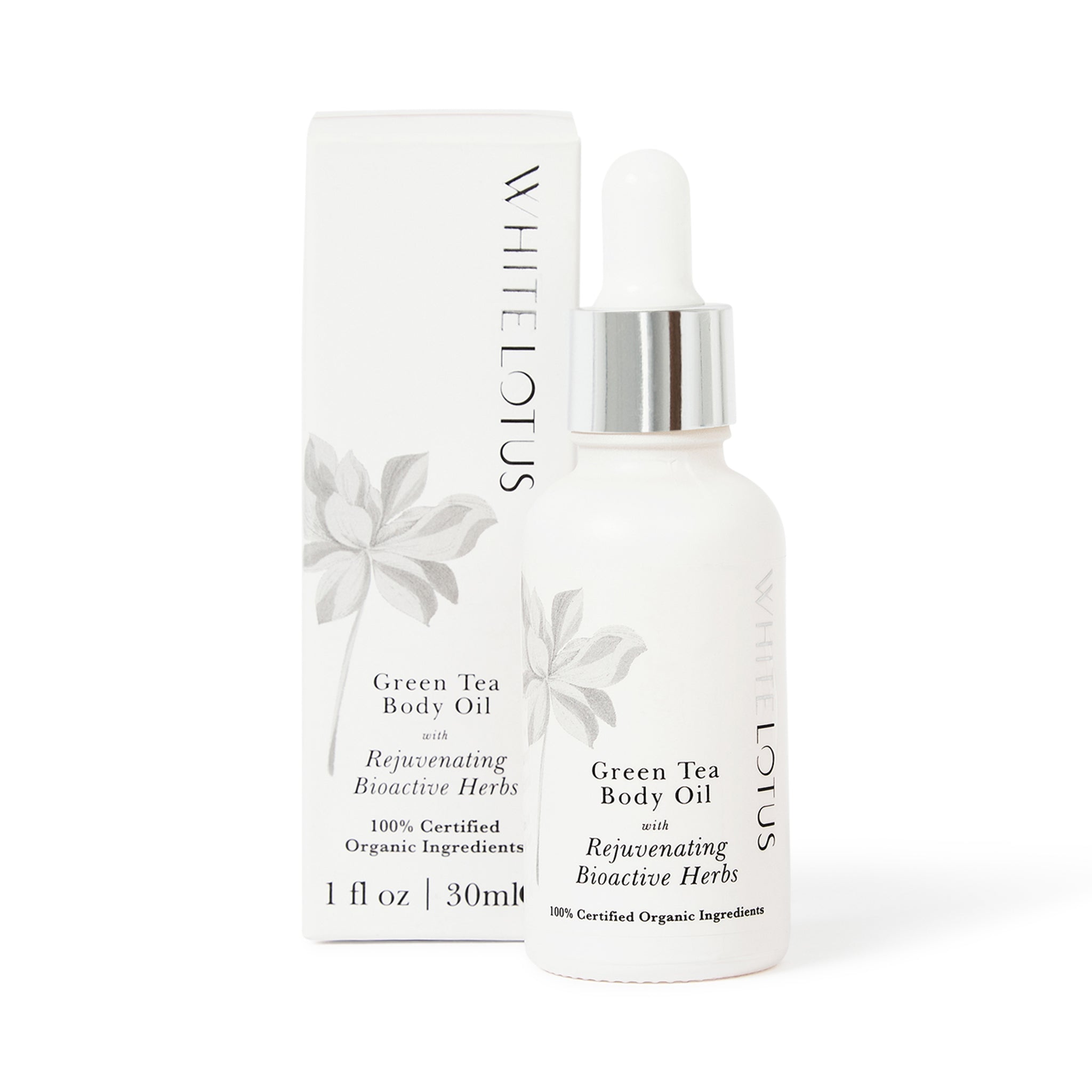 Aceite de Té Verde Orgánico con Hierbas Adaptogénicas Rejuvenecedoras 50mL