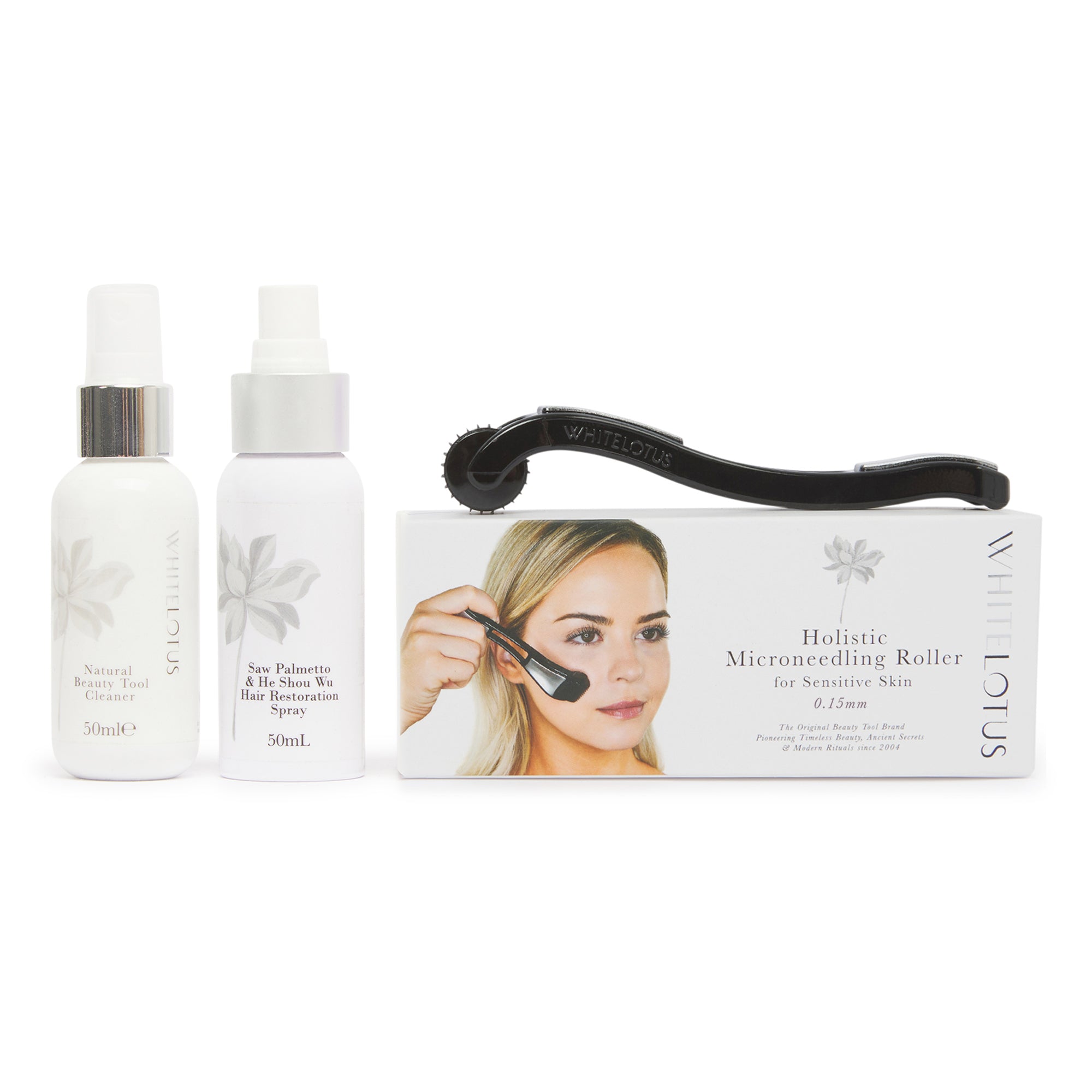 Hair Microneedling Kit 0.15mm | Complete Scalp Treatment System | Hair Restoration Spray