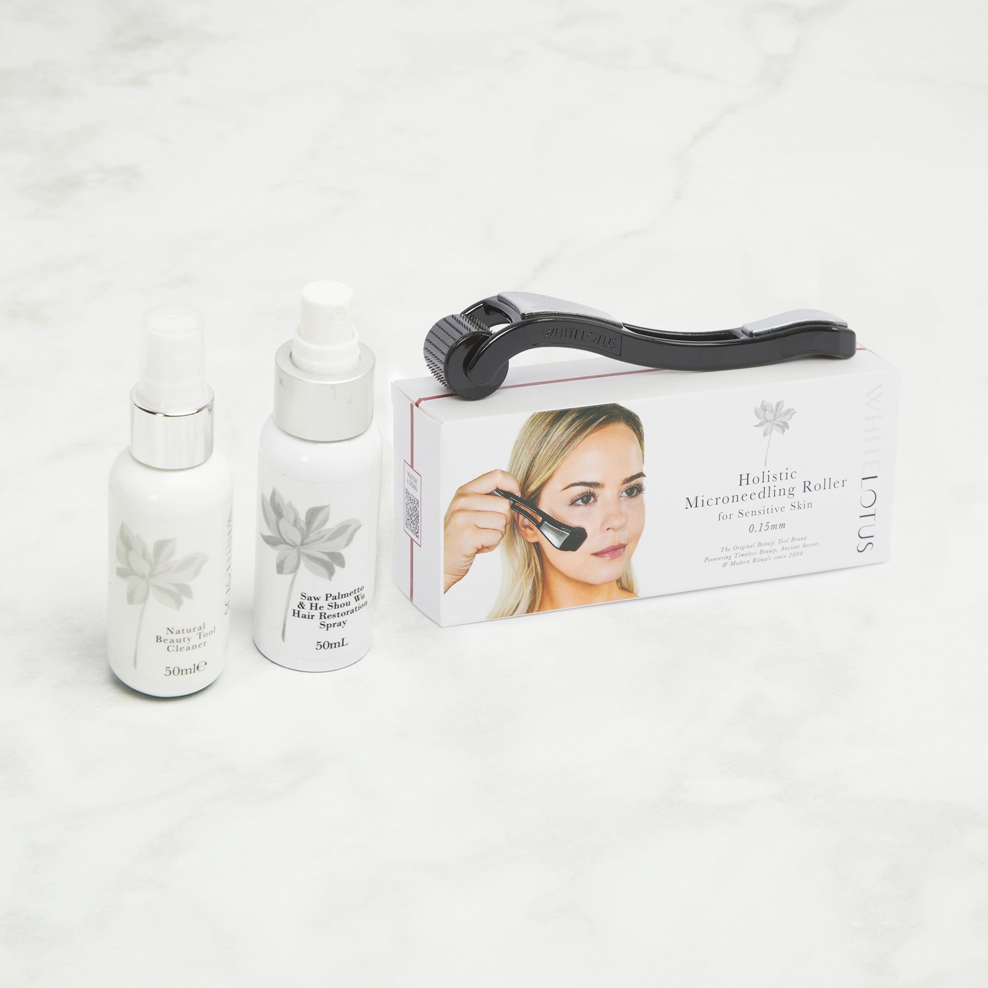 Hair Microneedling Kit 0.15mm | Complete Scalp Treatment System | Hair Restoration Spray