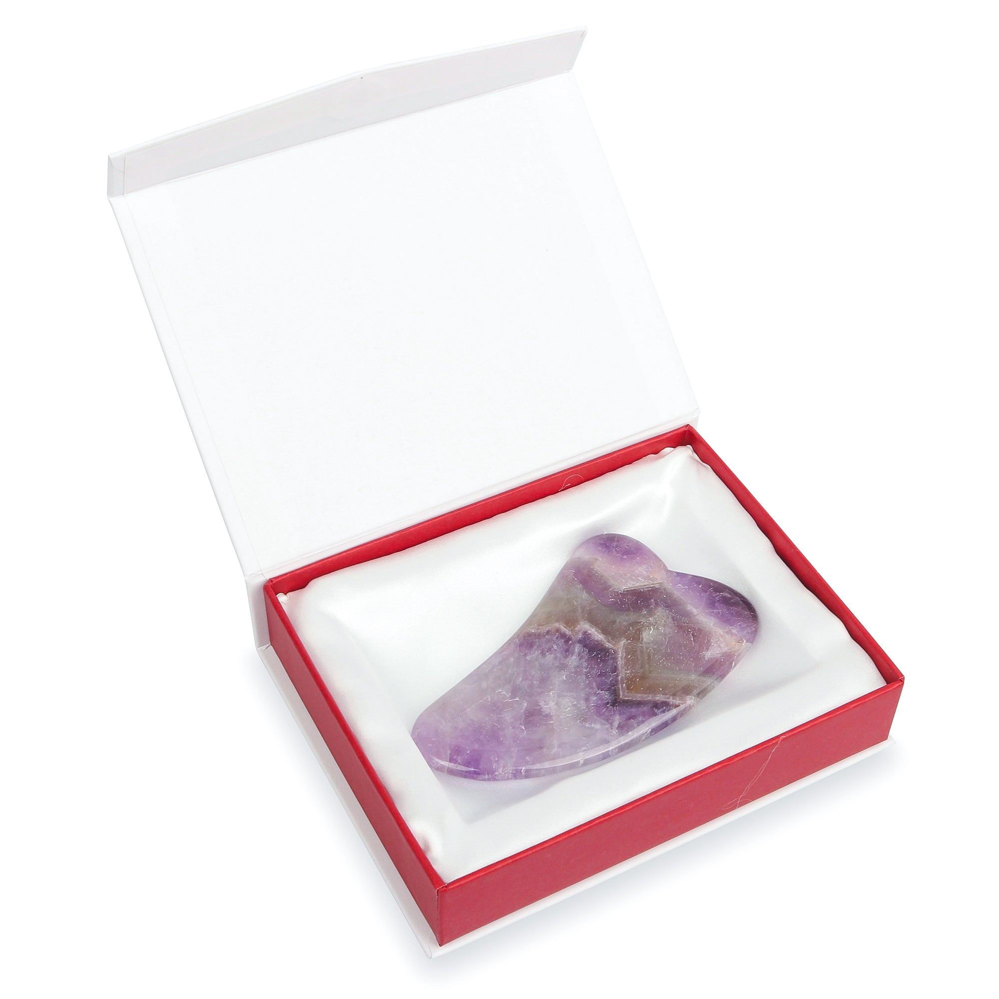 Gua Sha de Amatista - Cristal Genuine de White Lotus