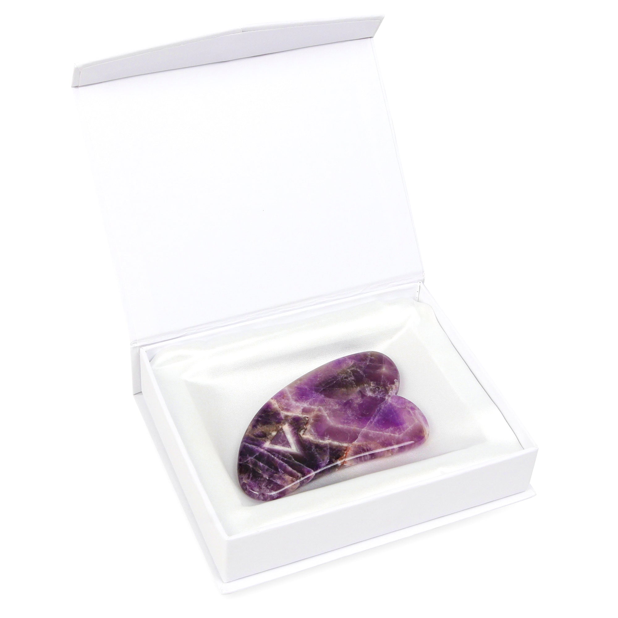 Amethyst Gua Sha - Genuine Crystal by White Lotus